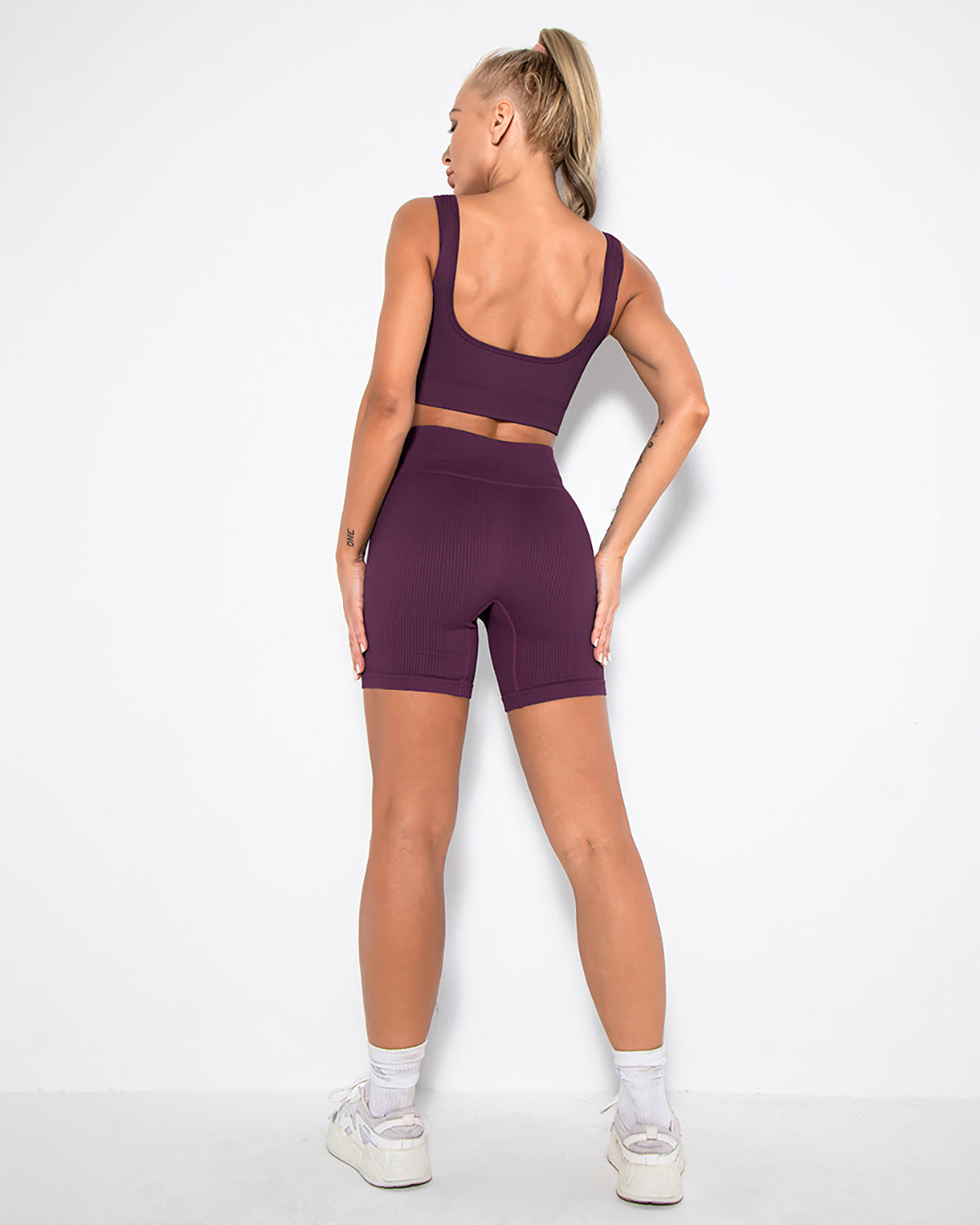 Nieve Ribbed Athleisure Shorts