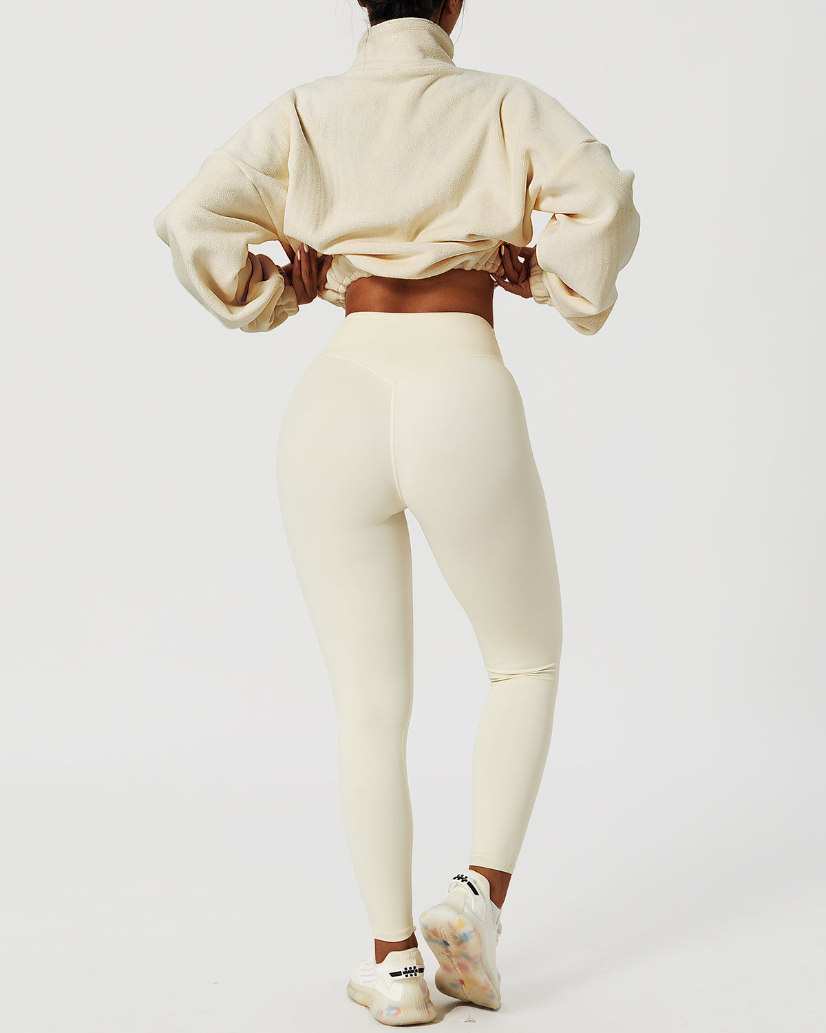 Ellie Crop Pullover - Beige