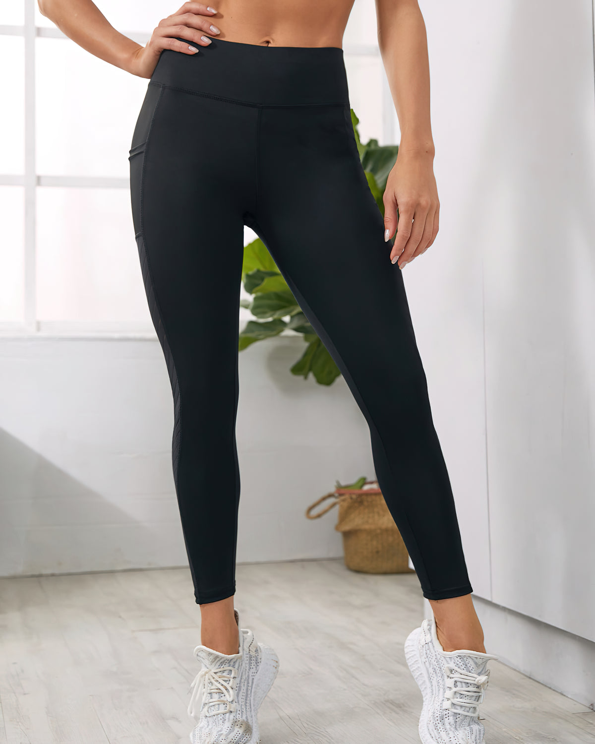 Evelyn Pocket Leggings - Black