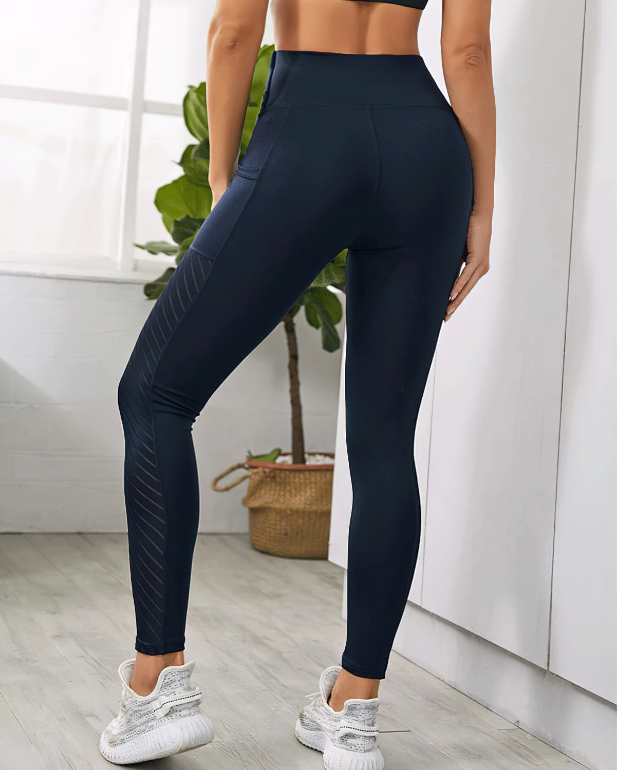 Evelyn Pocket Leggings - Navy