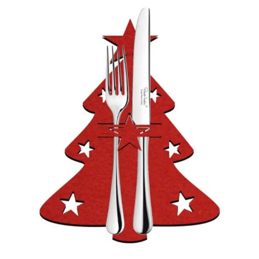 4PCS 44 Styles Christmas Knife and Fork Holder Elk Xmas Tree Pocket Cutlery Bag Non-woven fabric Cookware Organizer Table Decor