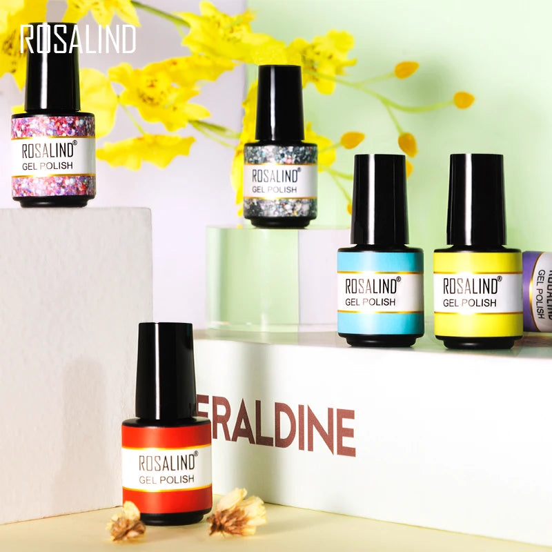 ROSALIND 72 colori smalto gel per unghie 7 ml semipermanente smalto gel tutto per manicure soak off gel liquido unghie art design