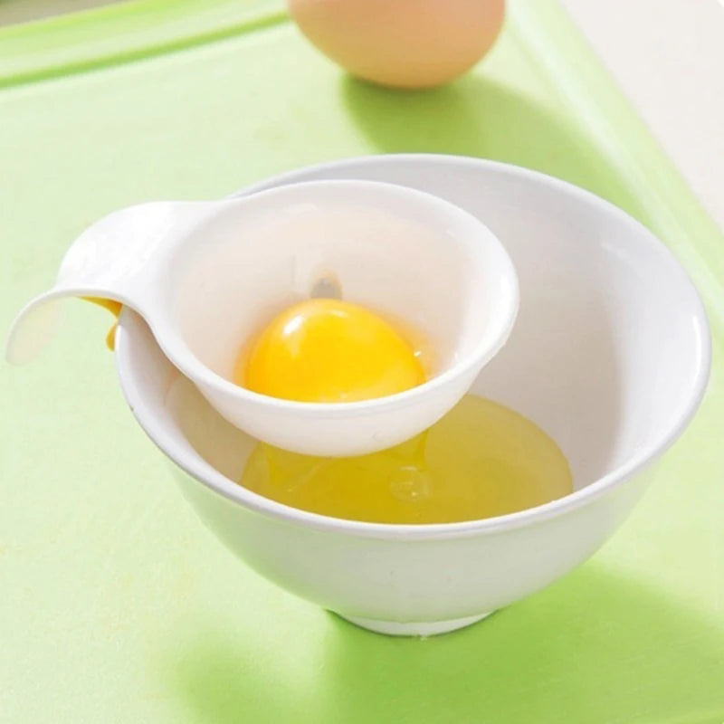 Food Grade Plastic Egg Yolk White Separator Egg Divider Novelty Kitchen Gadgets Cooking Tools