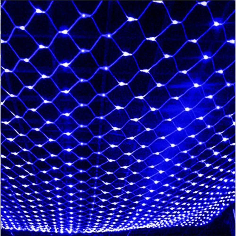 Net Mesh Led Lights 3M/6M/12M LED String Christmas Fairy Curtain Garland Outdoor Waterproof For Party Garden Wedding Decoration