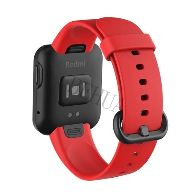 Silicone Band Strap For XiaoMi Mi Watch Lite / For Redmi Watchstrap For Redmi Watch 2 Lite WristBand Bracelet Replacement +Case