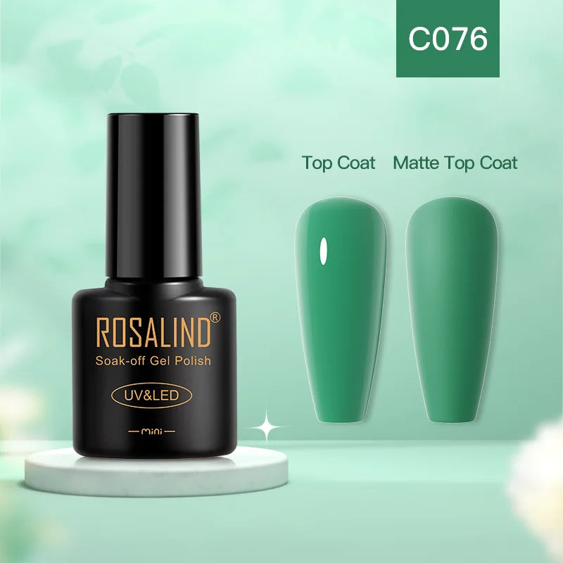 ROSALIND Gel Nail Polish Cat Eye Glitter UV Nail Gel Vernis Semi Permanent Gel Manicure Soak off Base Top Coat Hybrid Varnishes