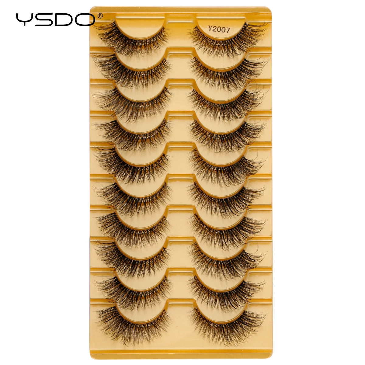 YSDO Half Eyelashes 3/10 pairs Natural Full False Eyelashes 3d Lashes  Cat Eye Fake Eyelashes Extension Faux Cils Makeup Tools