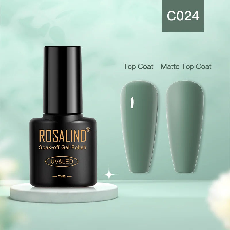 ROSALIND Gel Nail Polish Cat Eye Glitter UV Nail Gel Vernis Semi Permanent Gel Manicure Soak off Base Top Coat Hybrid Varnishes