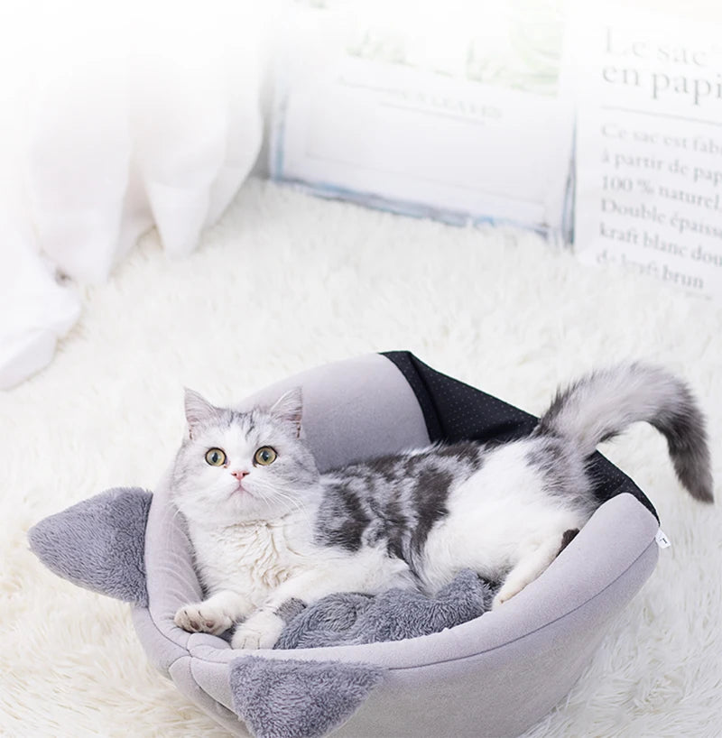 Nuovo letto per gatti Deep Sleep Comfort In Winter Ittle Mat Basket Small Dog House Products Pets Tent Cozy Cave Nest Indoor Cama Gato