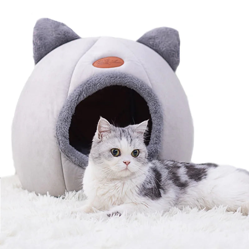 Nuovo letto per gatti Deep Sleep Comfort In Winter Ittle Mat Basket Small Dog House Products Pets Tent Cozy Cave Nest Indoor Cama Gato