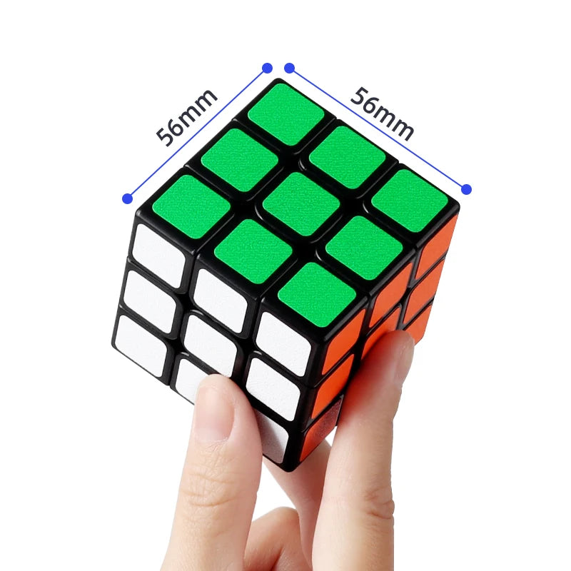 SENGSO Magic Cube 3x3 Frosted Texture Sticker Magic Cube Educational Toys Children Puzzle Toys Designated For Competition Cubes