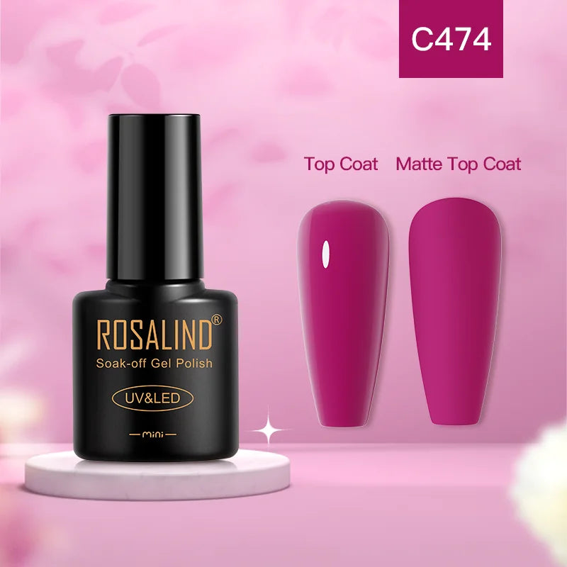 ROSALIND Gel Nail Polish Cat Eye Glitter UV Nail Gel Vernis Semi Permanent Gel Manicure Soak off Base Top Coat Hybrid Varnishes