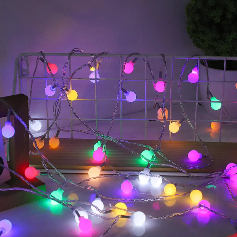 10M Ball LED String Lights USB/Battery Outdoor Fairy Lights Garden Garland For Festoon Party Home Christmas Decoration