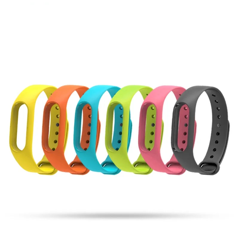 Strap For Xiaomi Mi Band 2 Colorful Wristband Silicone Strap For MI BAND 2 Wriststrap Smart Wrist Bracelet For Mi Band 2