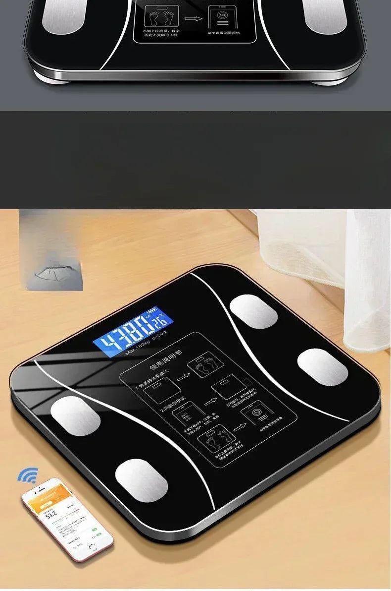 Special electronic scale for body management and fat loss, smart mode, Bluetooth body fat scale, home weight scale, ultra-precis