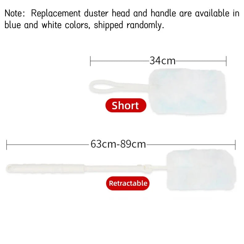 Disposable Dusters with Replace Heads Scalable Cleaning Brush Duty Duster Refills Electrostatic Duster Home Office Cleaning Tool