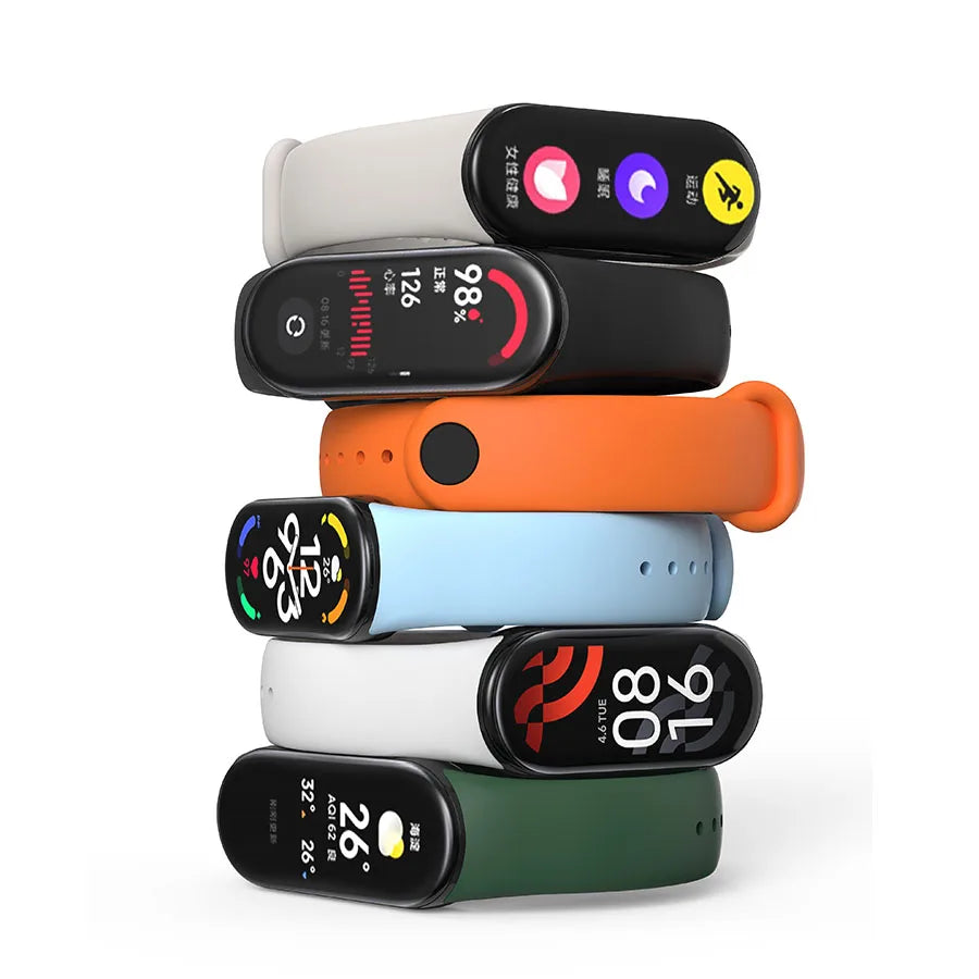 Silicone Strap for Xiaomi Mi Band 9 8 Strap NFC Sport Rubber Bracelet Wristband pulseira correa Xiaomi Smart Band 8 Accessories