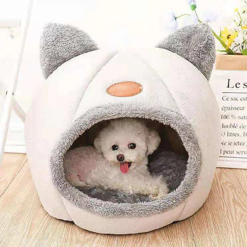 Nuovo letto per gatti Deep Sleep Comfort In Winter Ittle Mat Basket Small Dog House Products Pets Tent Cozy Cave Nest Indoor Cama Gato