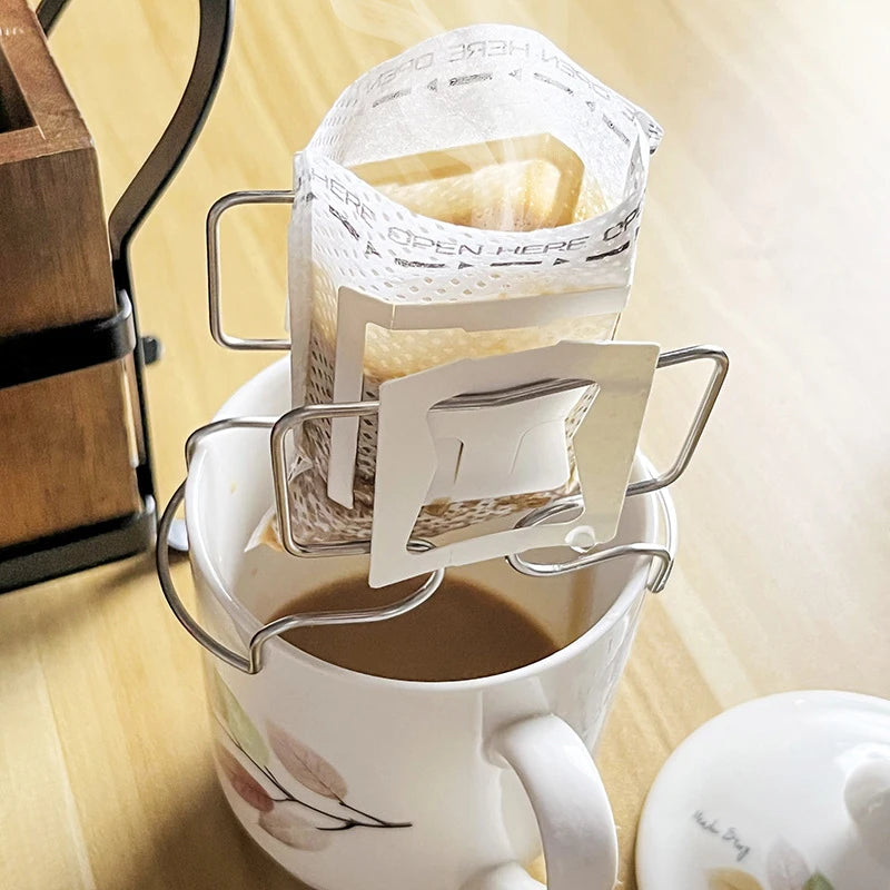 25/50/100 pcs Coffee Filter Bags Disposable Drip Coffee Paper Pack Portable Hanging Ear Espresso Coffee Accessories Tea Tool