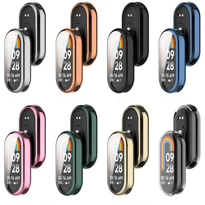 Full Cover Case For Xiaomi Mi Band 9 8  Screen Protec Mi Band9 8  NFC Screen Protector Protective Case Watch CaseFor Mi band8 9