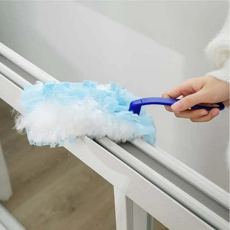 Disposable Dusters with Replace Heads Scalable Cleaning Brush Duty Duster Refills Electrostatic Duster Home Office Cleaning Tool