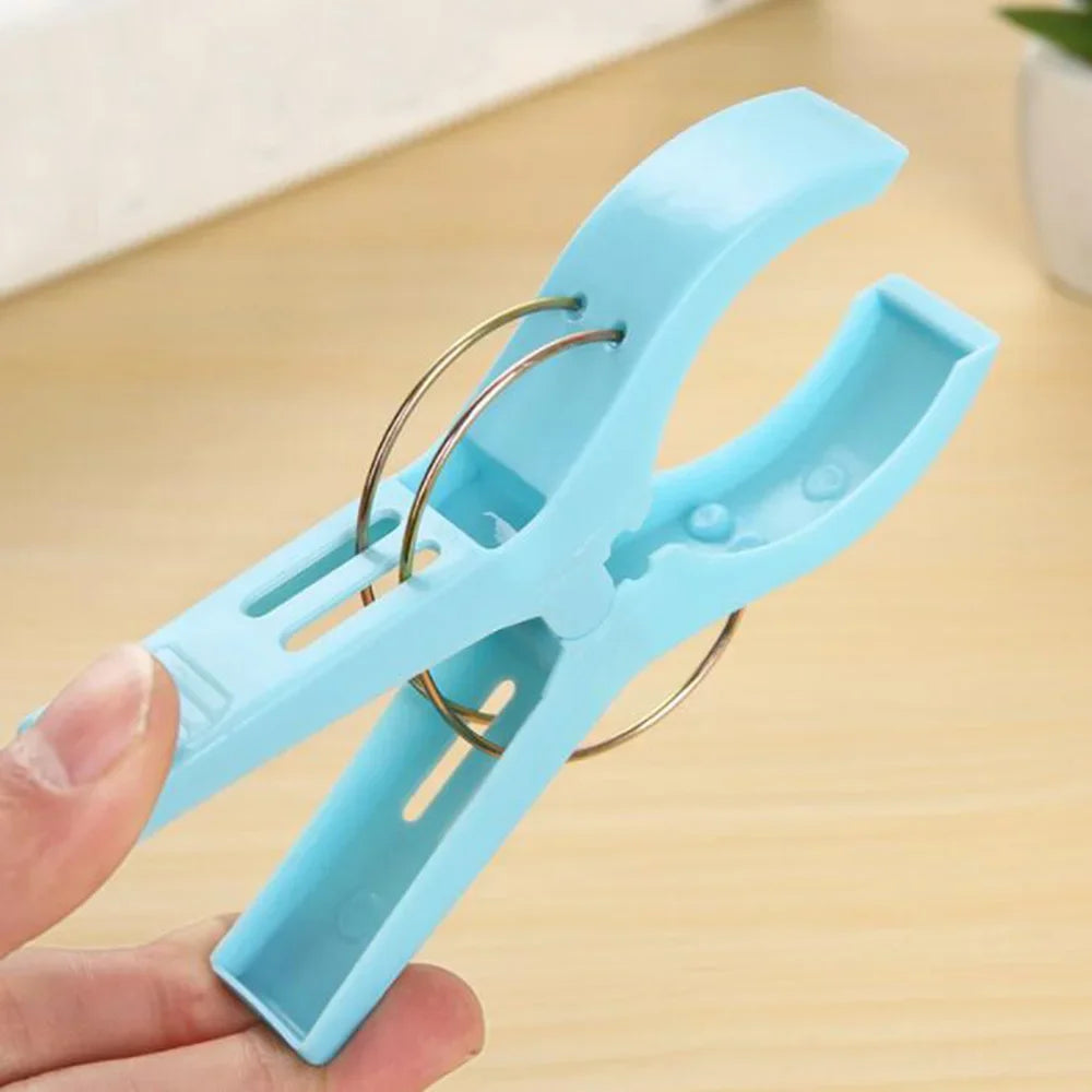 24Pcs Plastic Clothespin Sun Clothes Small Clip Travel Plastic Clip Drying Clothespin Fixed Clothes Windproof Clothespin