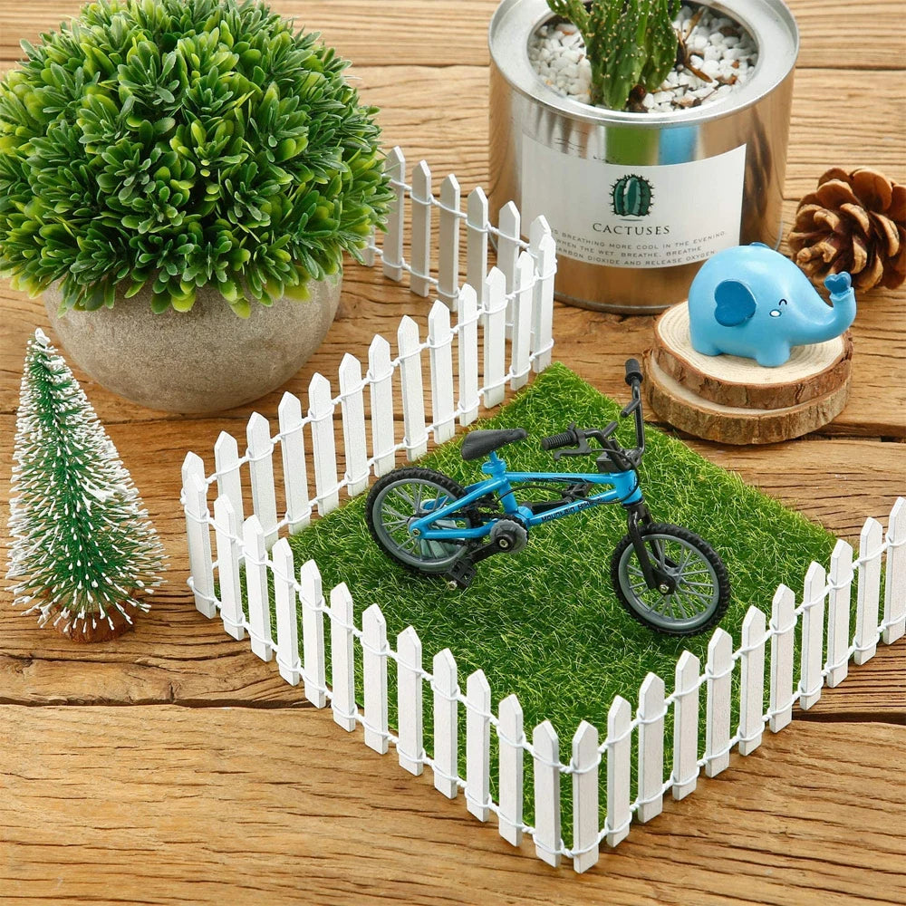 90*3cm/5cm Mini Wooden Fence DIY Miniature Landscape Fairy Garden Wood Barrier Dollhouse Micro Crafts Christmas Tree Decoration