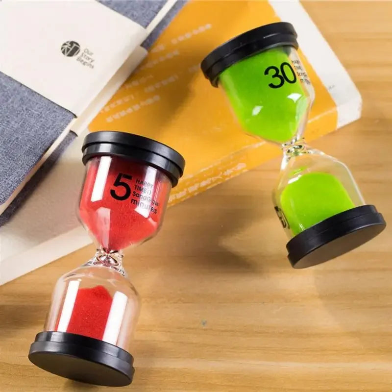 1/5/10/15/30 Minutes Sand Watch Hourglass Sandglass Sand Cook Clock Children Gift Sand Timer Home Decoration