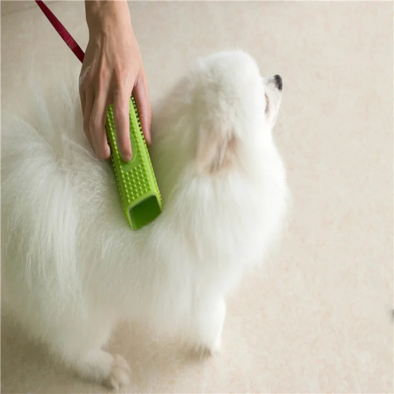 Silicone Hollow Rubber Dog Hair Brush Remover Cars Furniture Carpet Clothes Cleaner Brush for Dogs Pet Supplies Dog Hair Remover