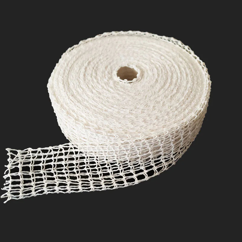 3/5/8m Meat Netting Roll Elastic Ham Sausage Net Hot Dog Sausage Packaging Net Kitchen Accesories Cotton Meat Net Cooking Tools