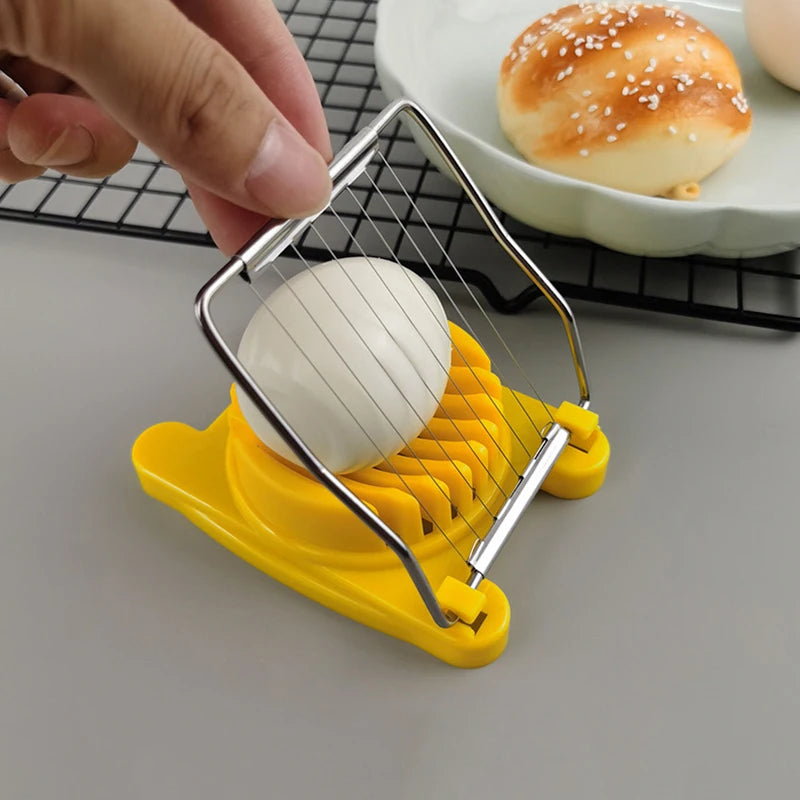 Kitchen Accessories Egg Slicer Chopper Stainless Steel Fruit Salad Cutter Egg Tools Manual Food Processors Kitchen Gadget ALI426