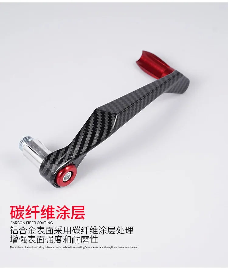 Motorcycle Cnc Aluminum Alloy Handlebar Brake Clutch Lever Hand Guard Protector Modification Accessories Handguard