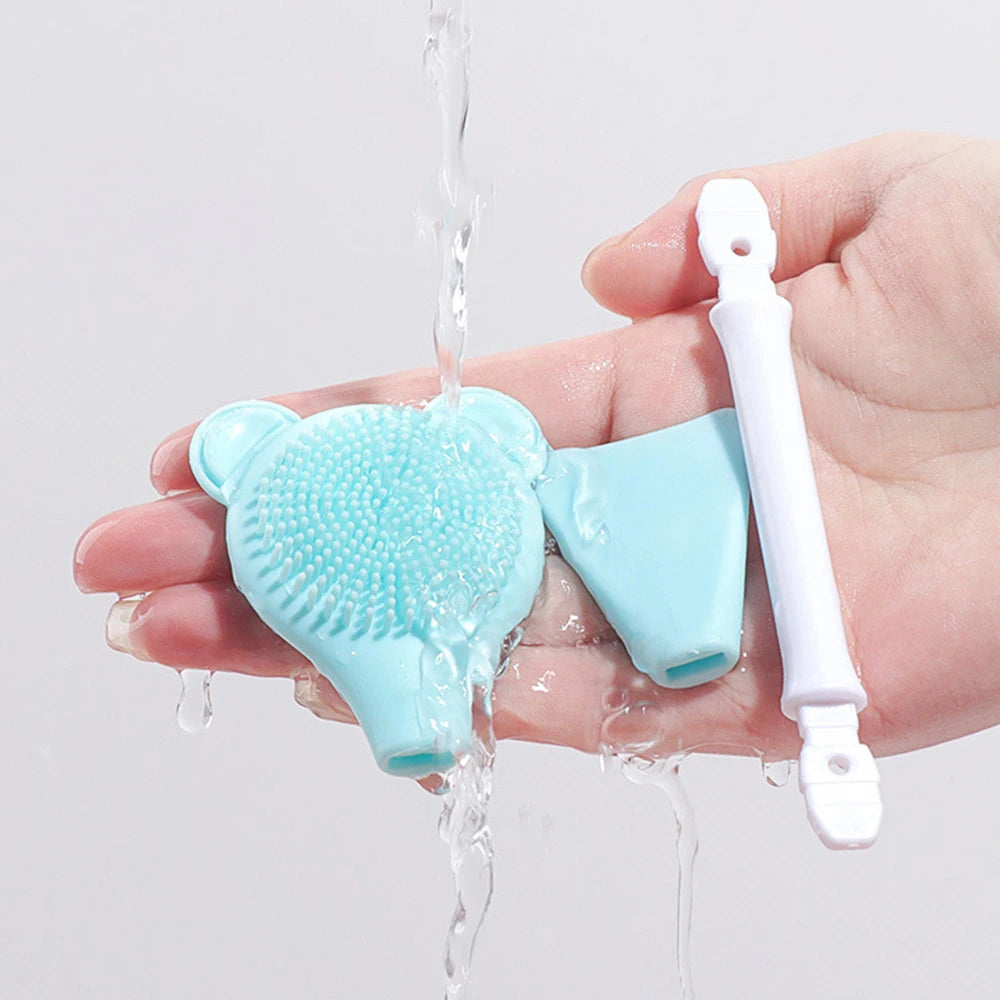 Cleansing Brush 2 In 1 Silicone Mask Brush And Facial Cleaning Brush Are Used For Exfoliation, Massage, Makeup Removal Skin Care