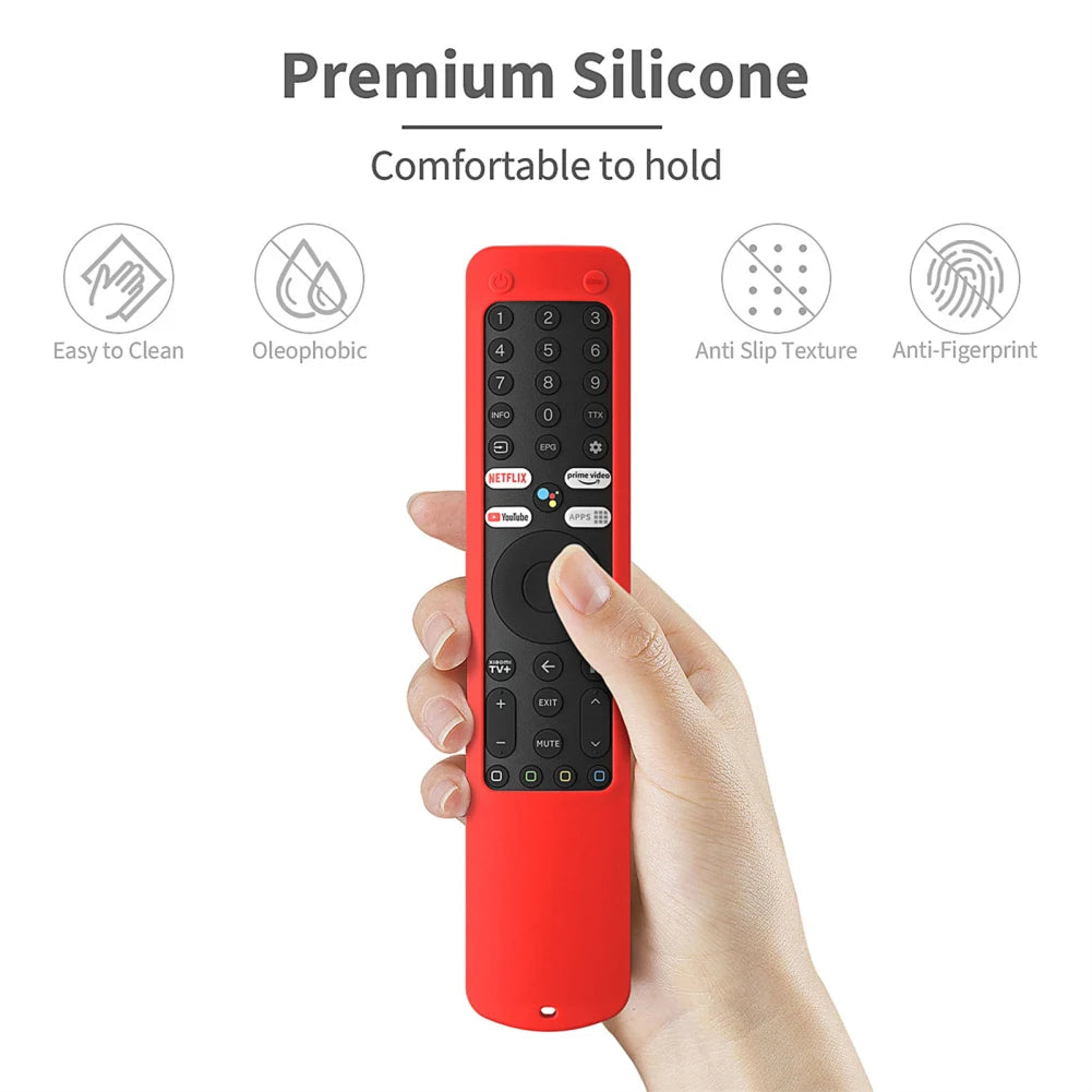 Remote Control Protective Case Silicone Case Protective Skin Scratch-Resistant Cover With Lanyard For Xiaomi TV XMRM-ML/TV Q2