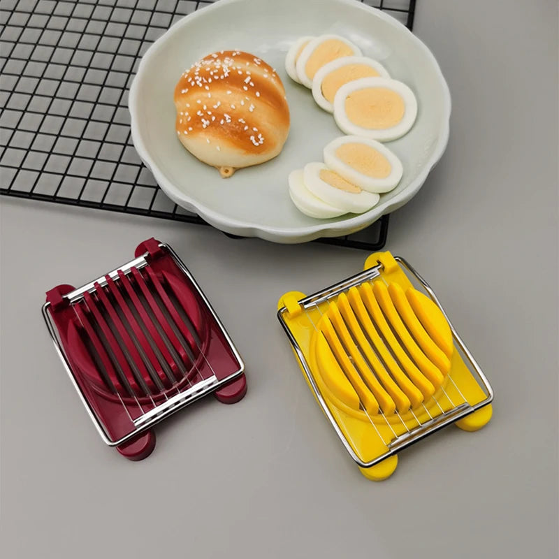 Kitchen Accessories Egg Slicer Chopper Stainless Steel Fruit Salad Cutter Egg Tools Manual Food Processors Kitchen Gadget ALI426