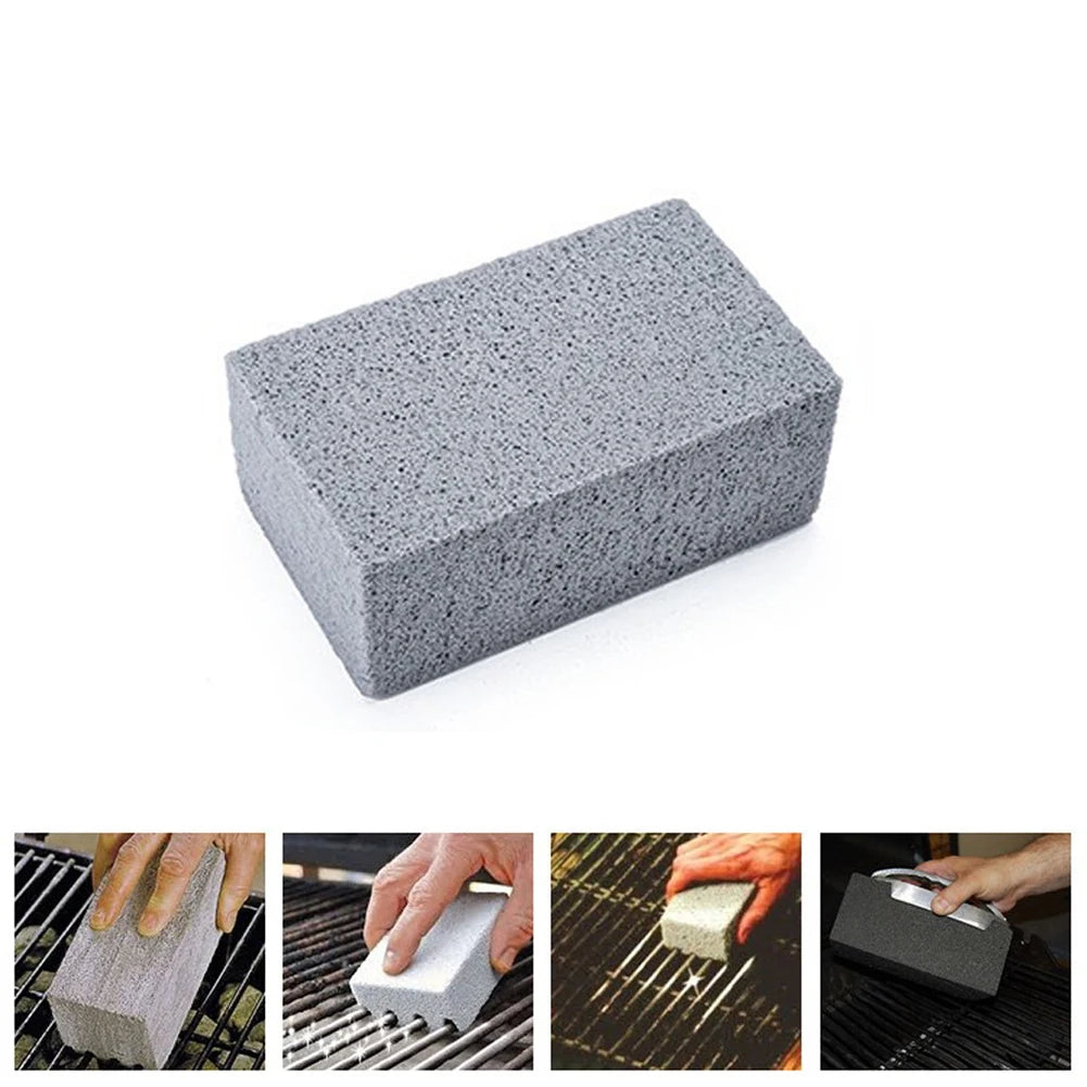 1-10PCS BBQ Grill Cleaning Brick Block Barbecue Natural Cleaning Stone Racks Stains Grease Cleaner BBQ Tools Oil Stain Cleaning