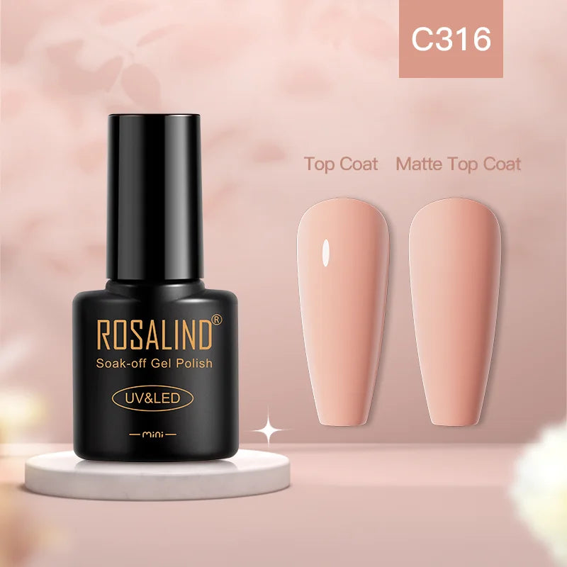 ROSALIND Gel Nail Polish Cat Eye Glitter UV Nail Gel Vernis Semi Permanent Gel Manicure Soak off Base Top Coat Hybrid Varnishes