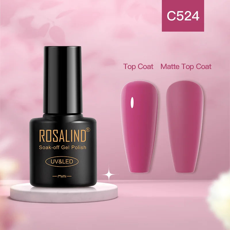 ROSALIND Gel Nail Polish Cat Eye Glitter UV Nail Gel Vernis Semi Permanent Gel Manicure Soak off Base Top Coat Hybrid Varnishes