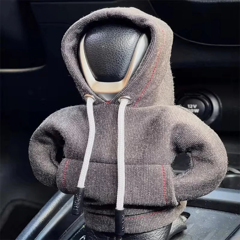 Gear Shift Mini Hoodie Cover Shift Cover Gear Handle Decoration Fits Manual Automatic Universal Car Shift Lever Interior Decor