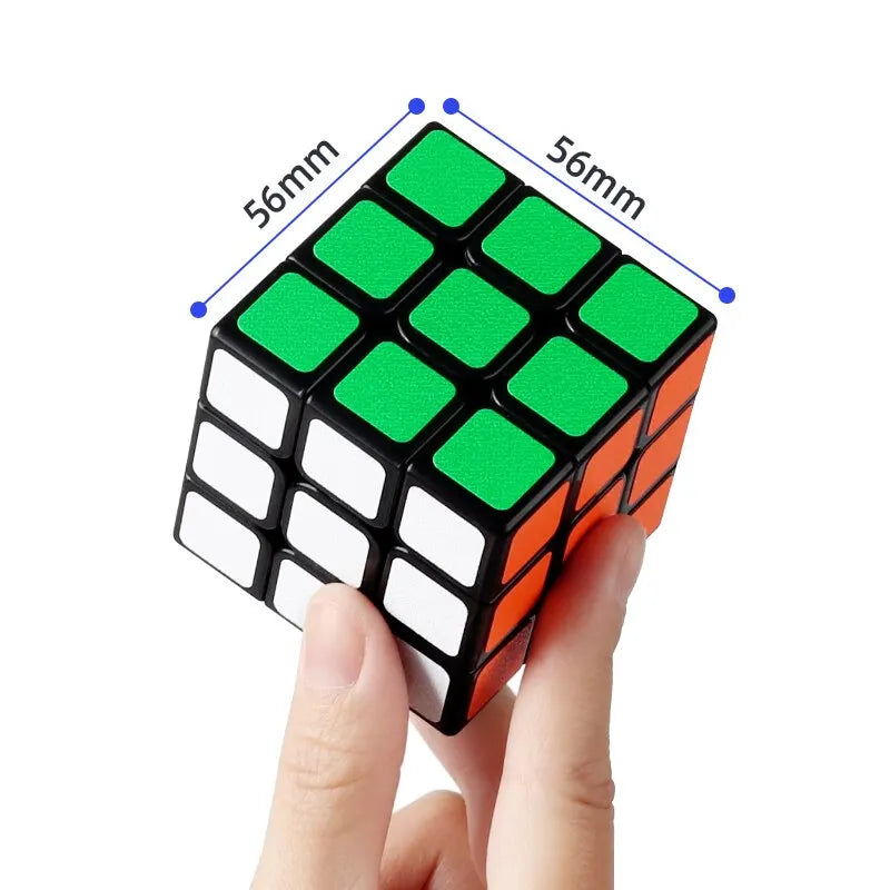 SENGSO Magic Cube 3x3 Frosted Texture Sticker Magic Cube Educational Toys Children Puzzle Toys Designated For Competition Cubes