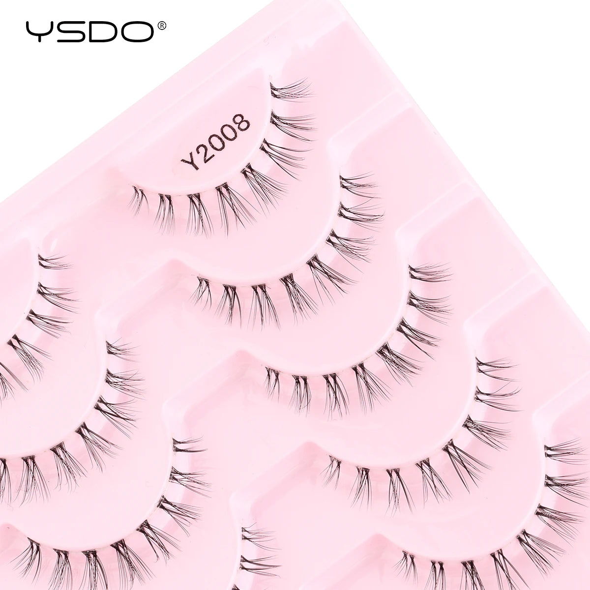 YSDO Half Eyelashes 3/10 pairs Natural Full False Eyelashes 3d Lashes  Cat Eye Fake Eyelashes Extension Faux Cils Makeup Tools