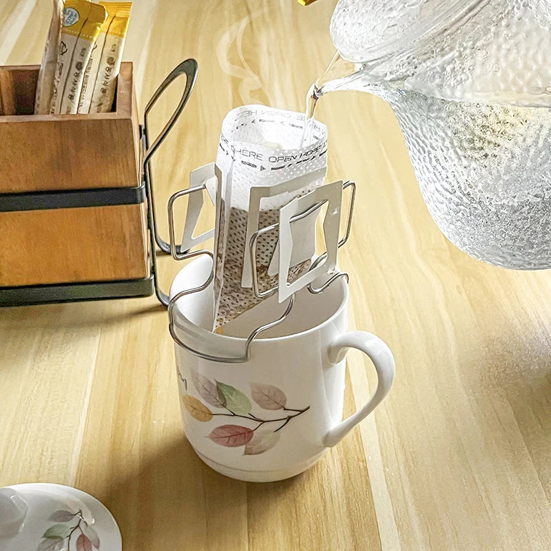 25/50/100 pcs Coffee Filter Bags Disposable Drip Coffee Paper Pack Portable Hanging Ear Espresso Coffee Accessories Tea Tool