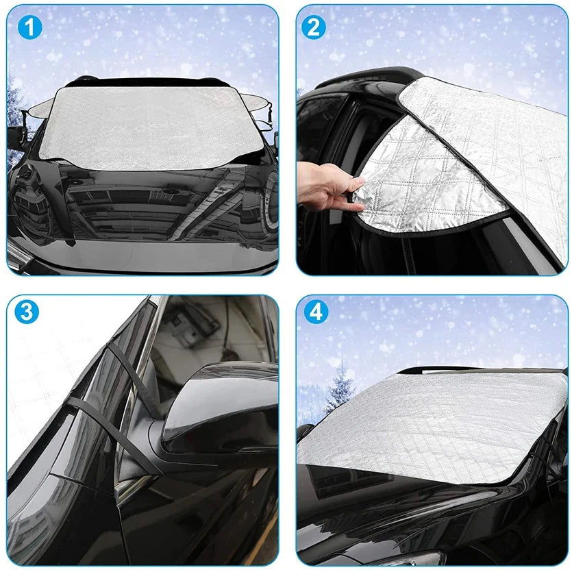 Car Snow Ice Protector Window Windshield Sun Shade Front Rear Windshield Block Cover Visor Auto Exterior accessories 150x70cm