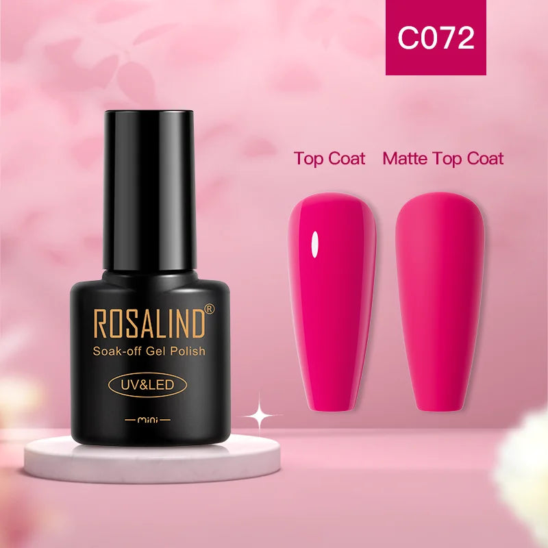 ROSALIND Gel Nail Polish Cat Eye Glitter UV Nail Gel Vernis Semi Permanent Gel Manicure Soak off Base Top Coat Hybrid Varnishes