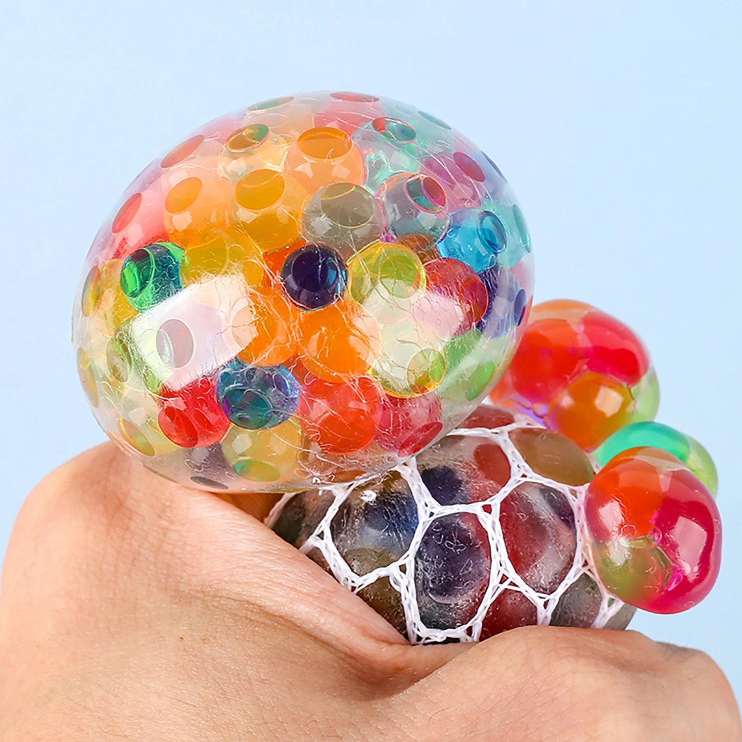 Pinch, squeeze, release grape creativity, relieve stress, water ball, squeeze, music toy, squeeze, burst beads