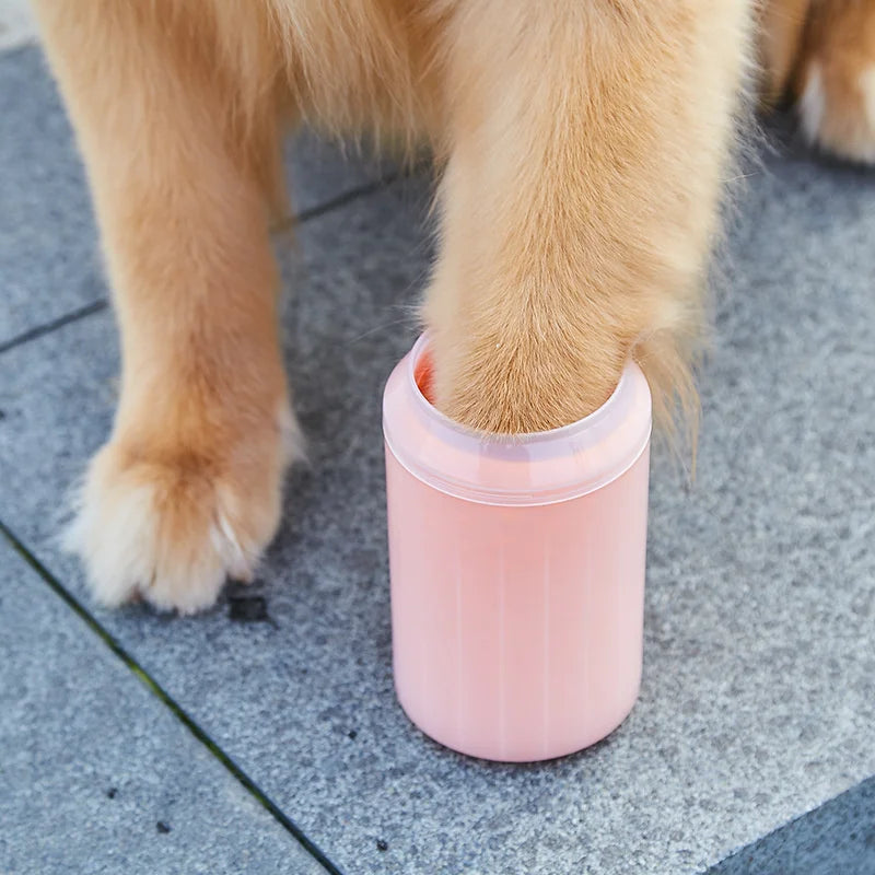 Tazza per zampe di cane, pulisci zampe, spazzola per la pulizia delle zampe di cane e gatto, morbida spazzola in silicone per la pulizia delle zampe di cane, secchio per la pulizia delle zampe di cane, accessori