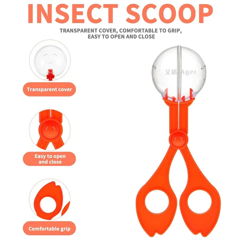 Plastic Tweezers Kids Bug Trap Handy Insect Scissors Clips Exploring Kit  Used Practical Trapping Insect  Toys