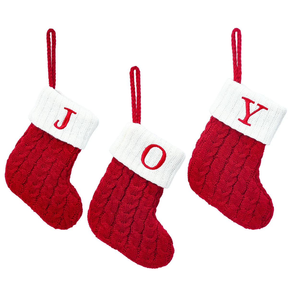 Christmas Socks Knitting Snowflake Letter Stocking Christmas Decoration For Home 2024 Xmas Tree Ornament Gift Navidad Natal 2024