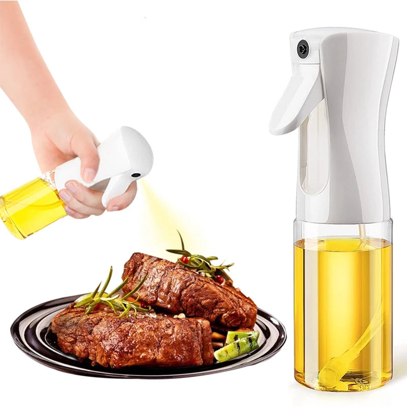 200/300/500ml Bottiglia spray per olio da cucina BBQ Olio d'oliva Spray per cucina Olio spray per cottura Bottiglia vuota Bottiglia di aceto Dispenser per olio