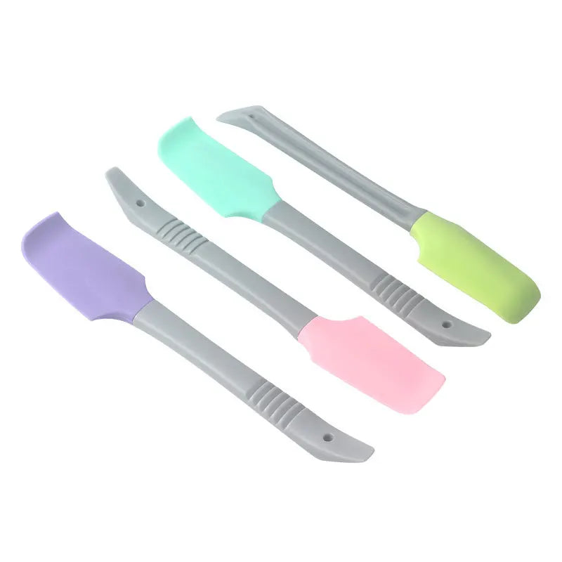 1PC Silicone Spatula Butter Cake Cream Scraper Blade Batter Brush Baking Tools Small Silica Gel Scraper Kitchen Baking Gadgets